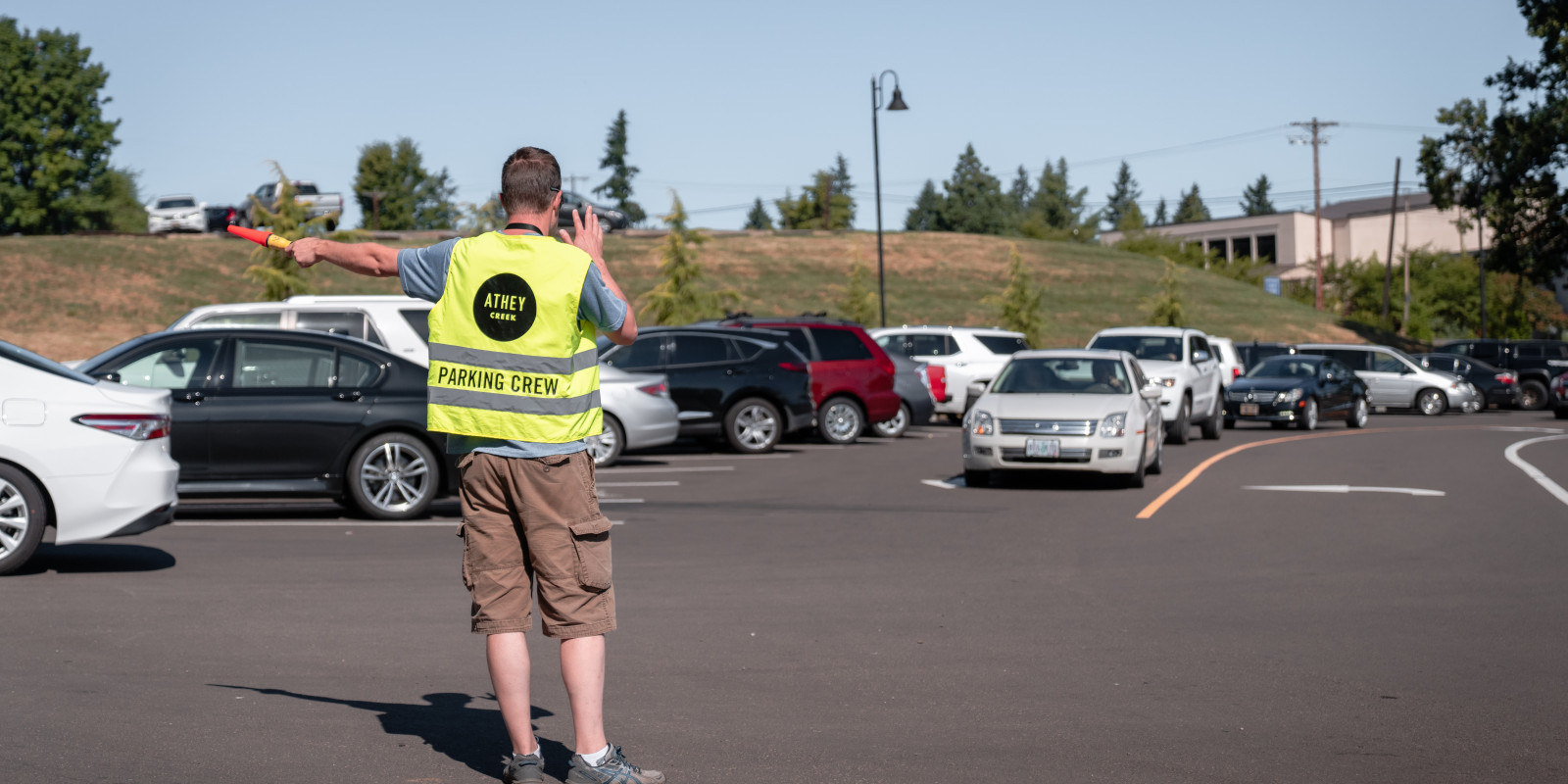 Image of Volunteer at a Service