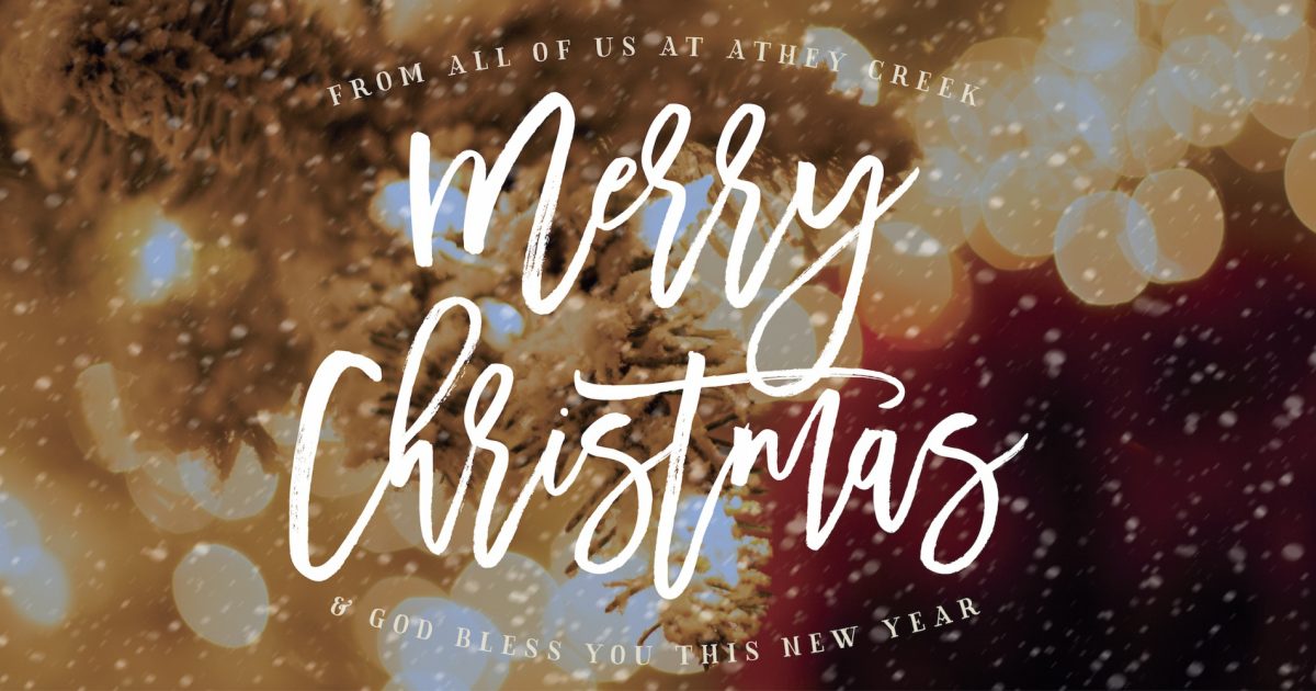 Athey creek christmas eve service