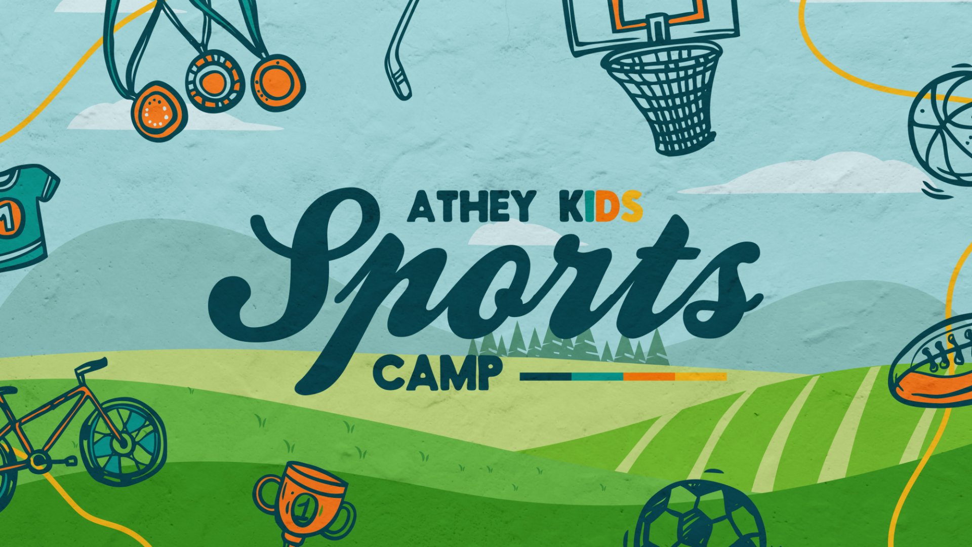 Poster for Athey Kids Sports Camp