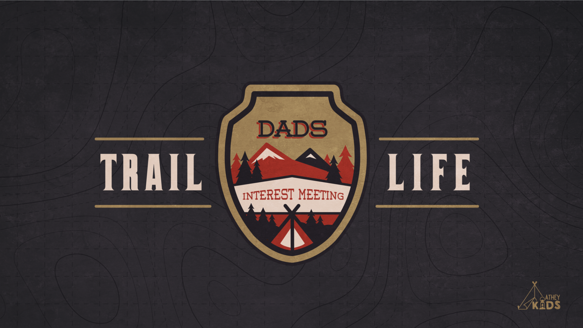 Poster for Trail Life Dads Interest Meeting