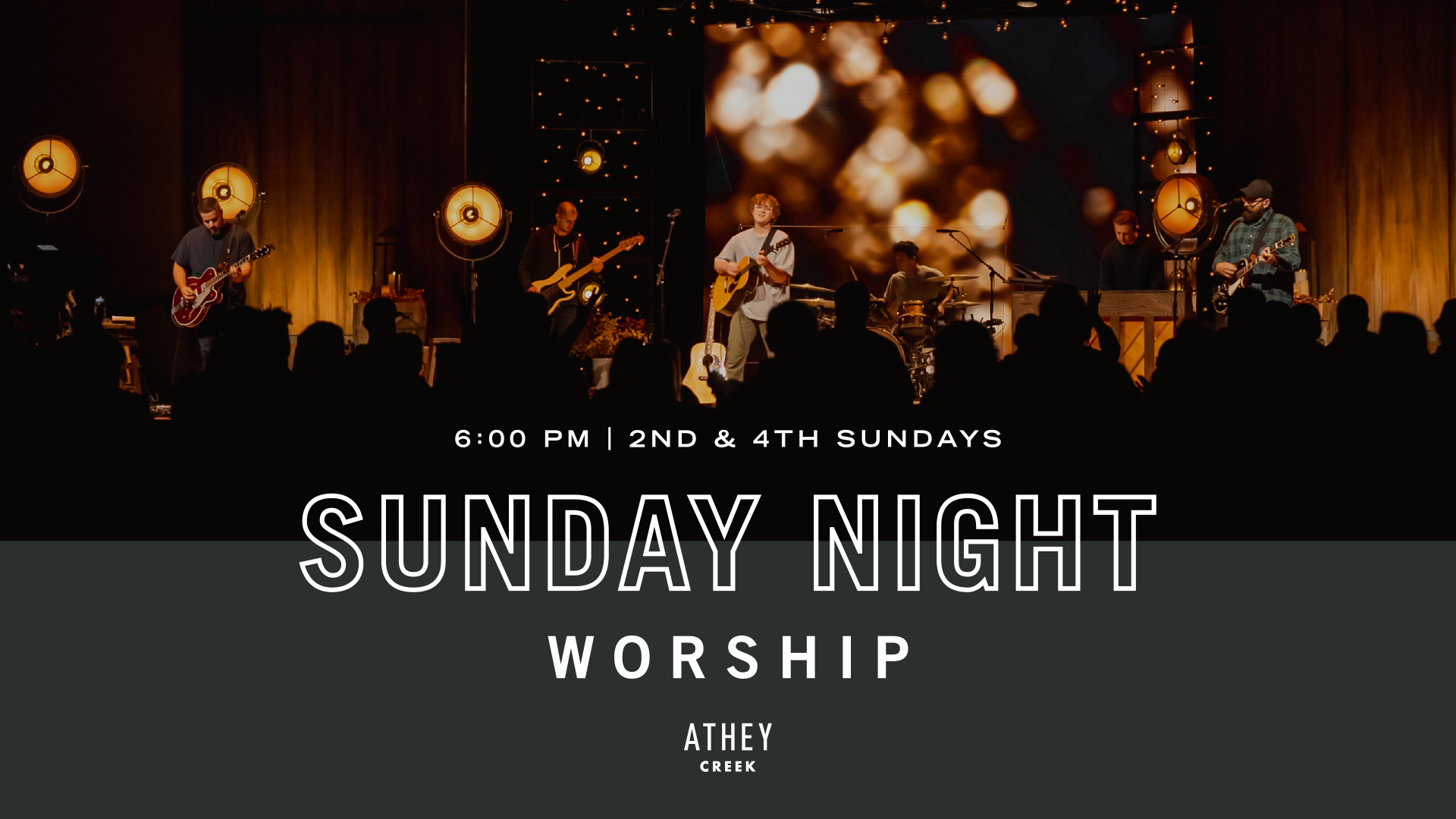 Poster for Sunday Night Worship