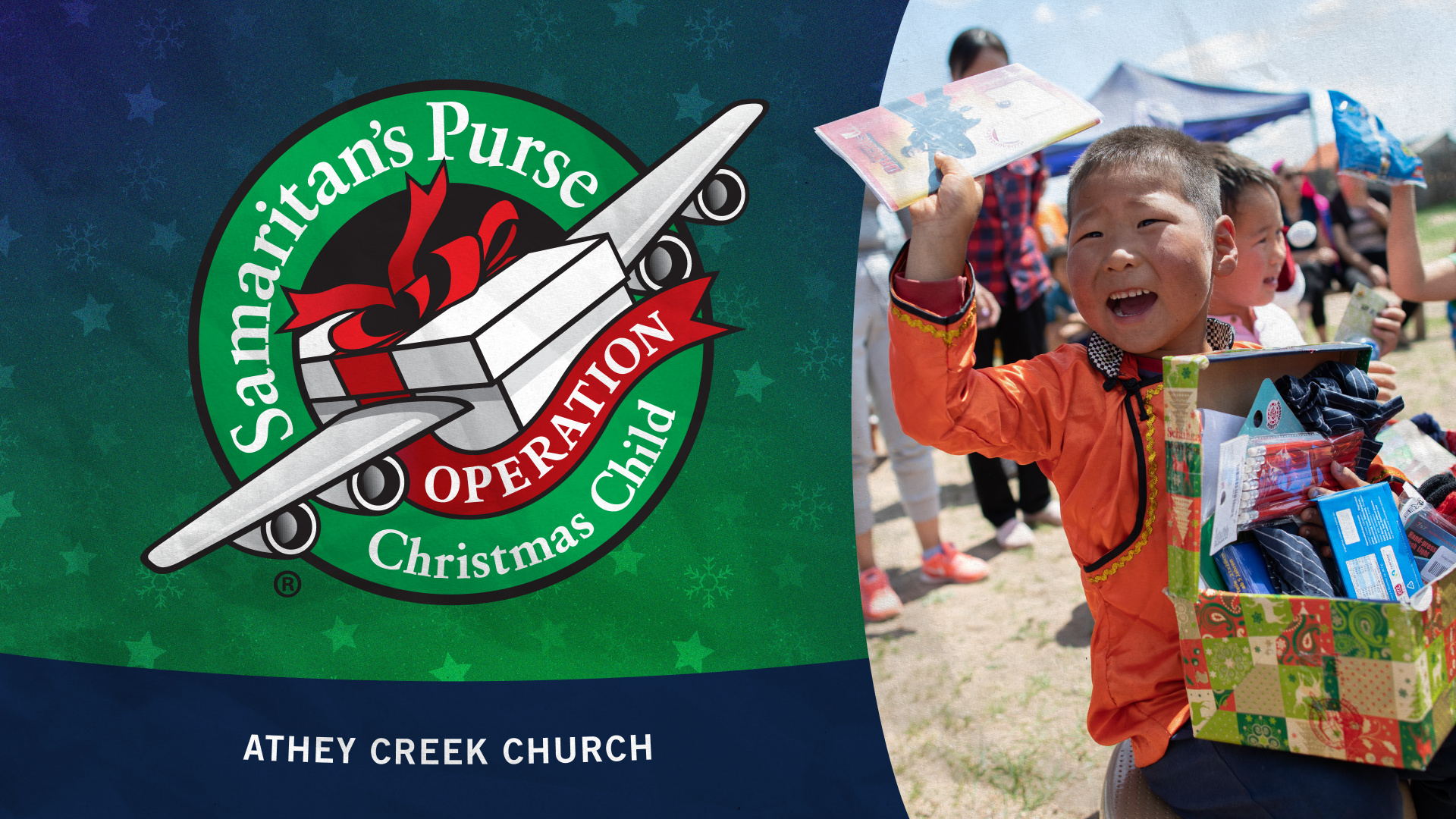 Poster for Operation Christmas Child
