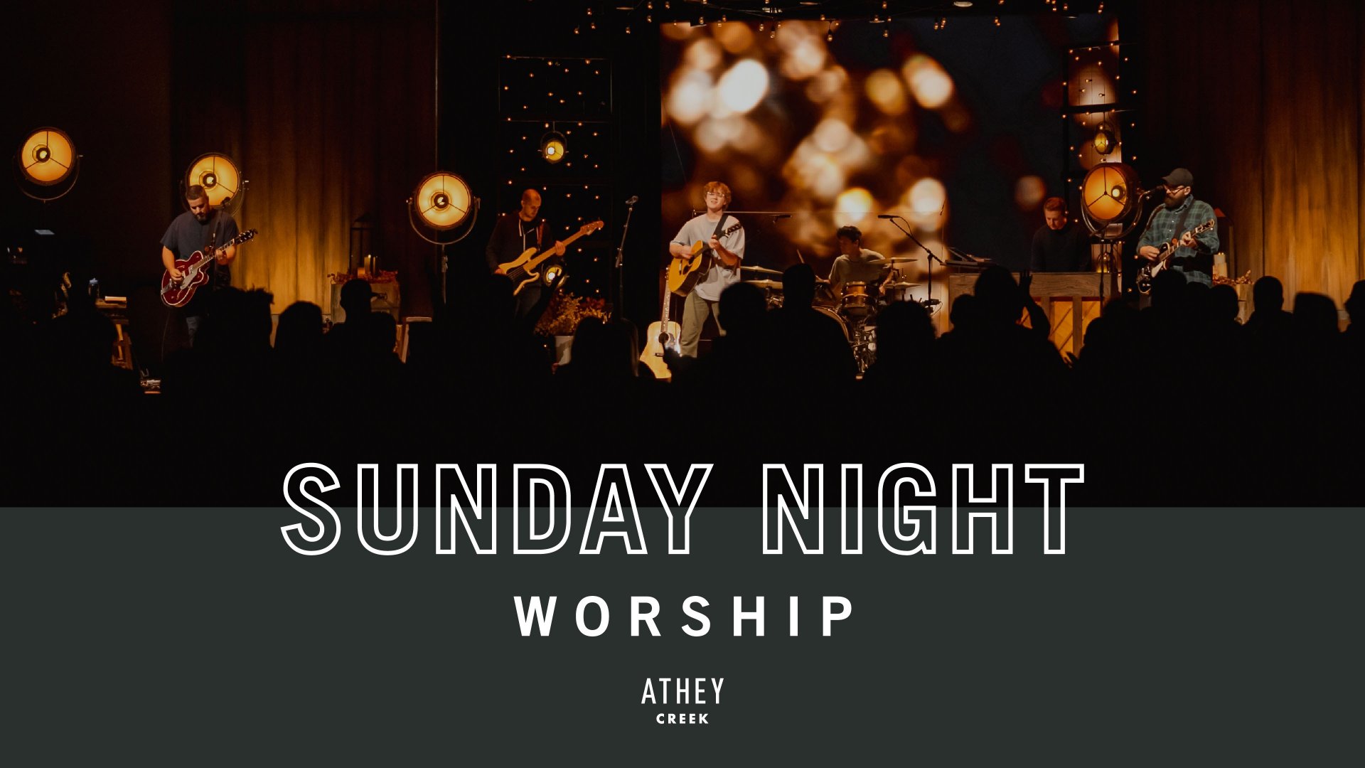 Poster for Sunday Night Worship