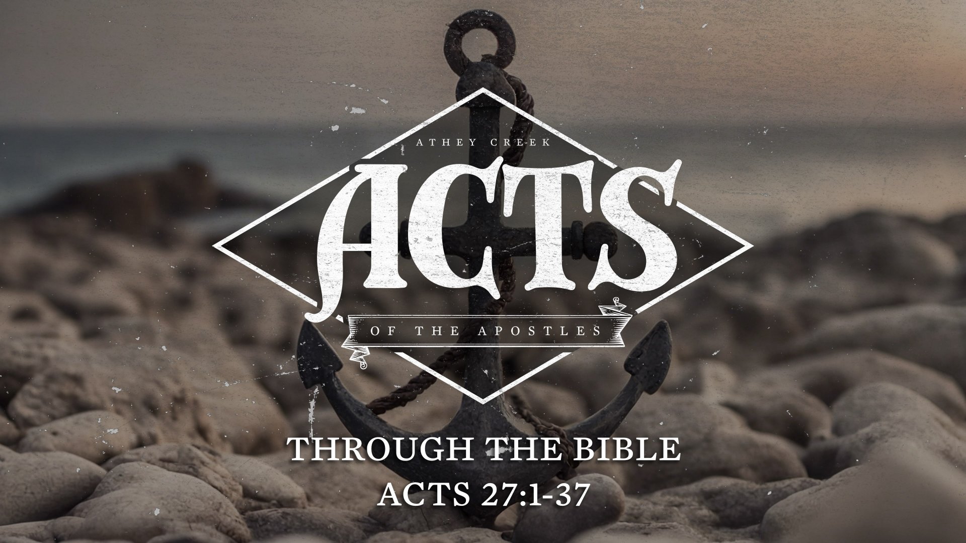 Teaching artwork for Through the Bible | Acts 27:1-37