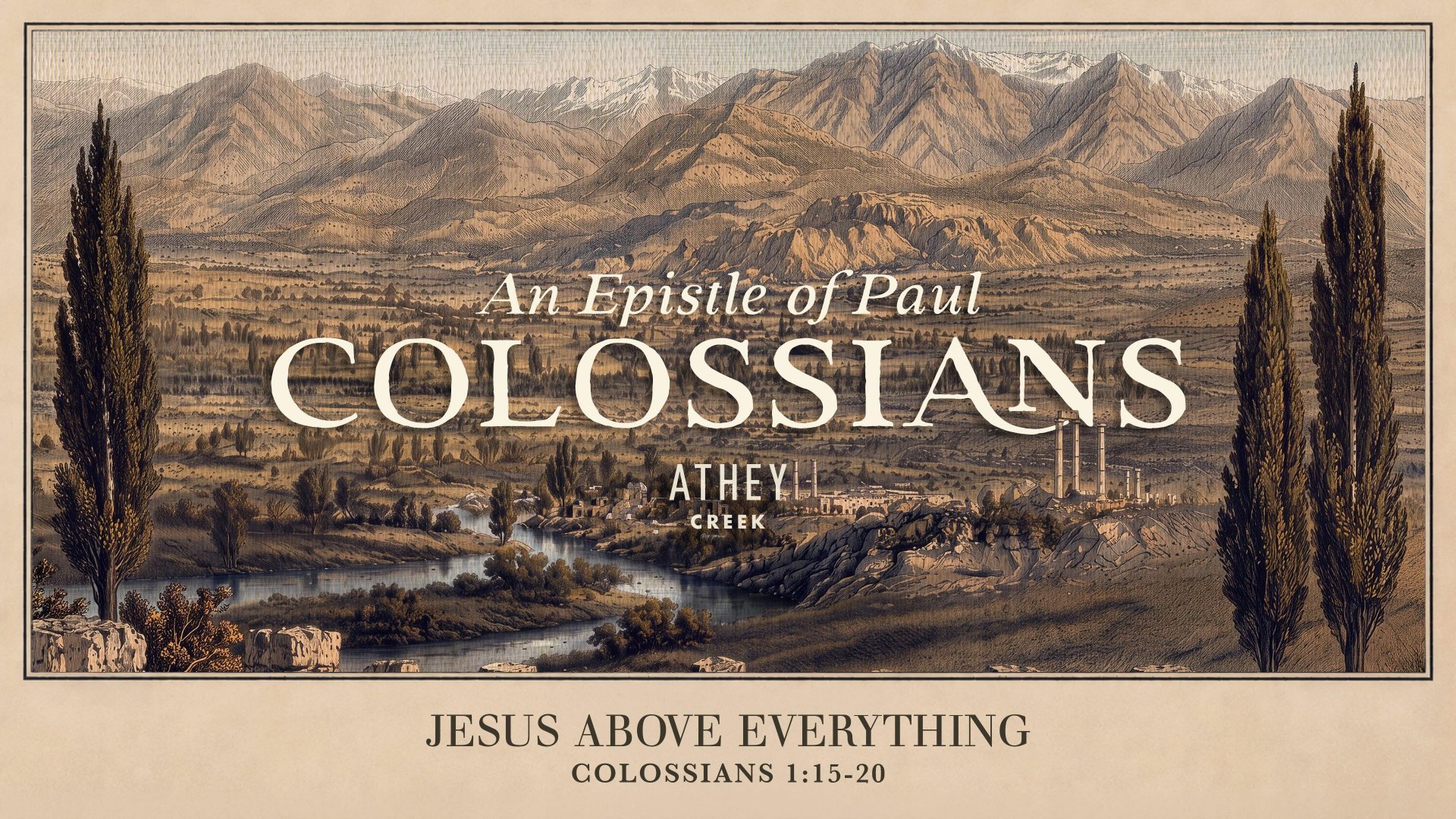 Teaching artwork for Jesus Above Everything