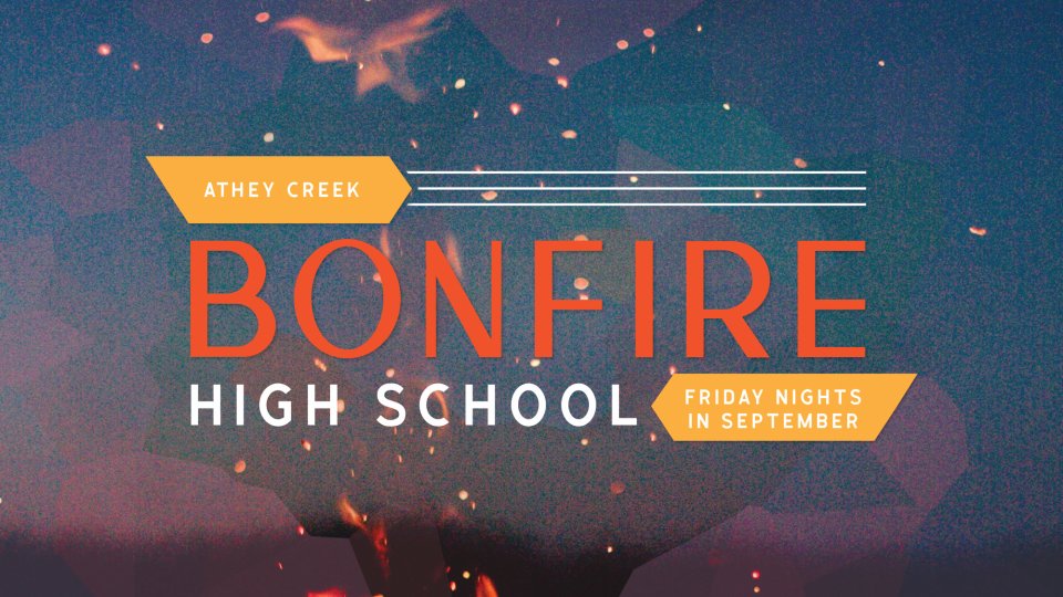 Poster forHigh School Bonfire