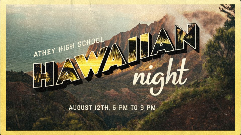 Poster forHS Themed Nights: Hawaiian Night