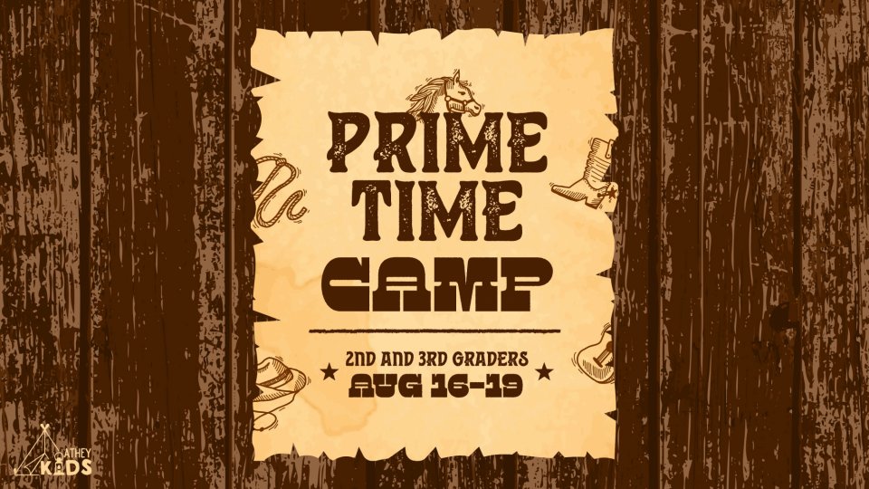 Poster forPrime Time Camp