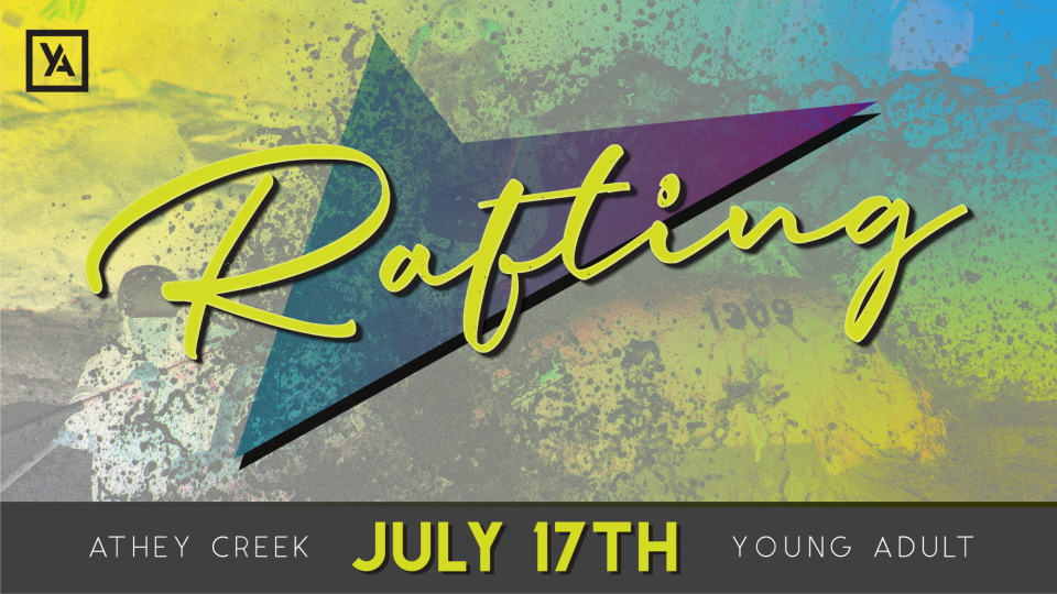 Poster forYA Rafting Trip