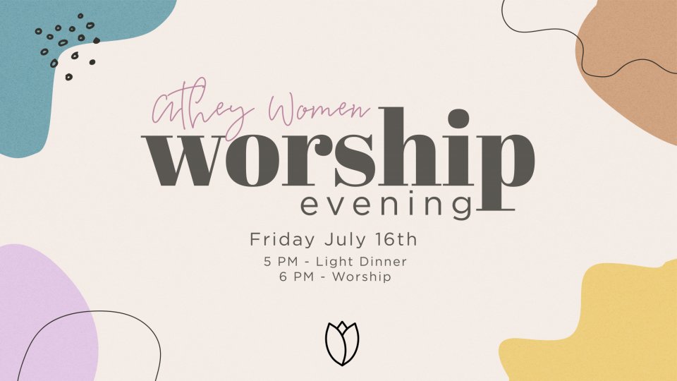 Poster forAthey Women Worship Evening