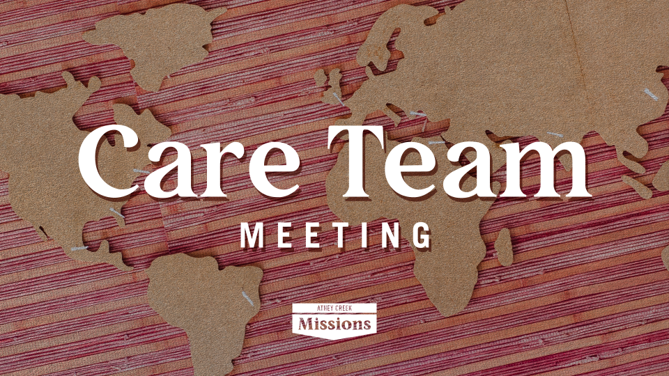 Poster forCare Team Meeting