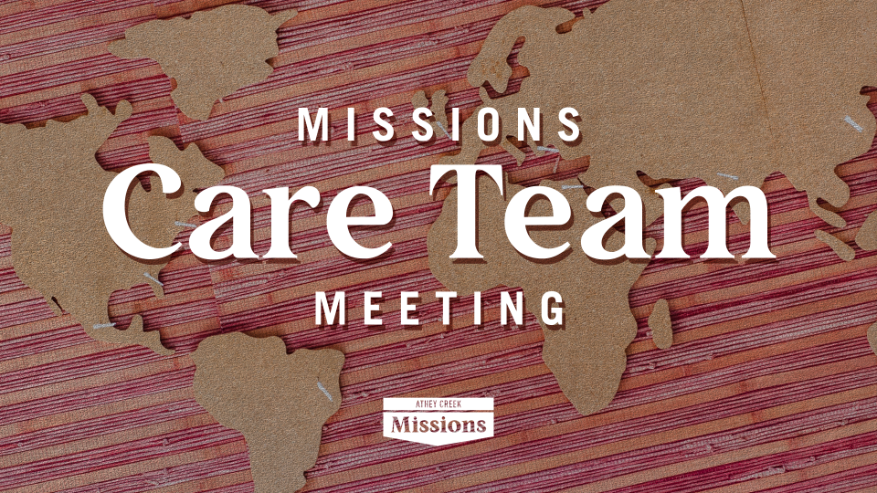 Poster forCare Team Meeting