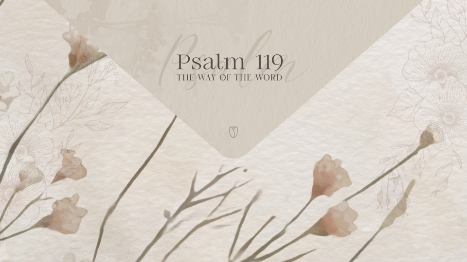 Poster for Psalm 119