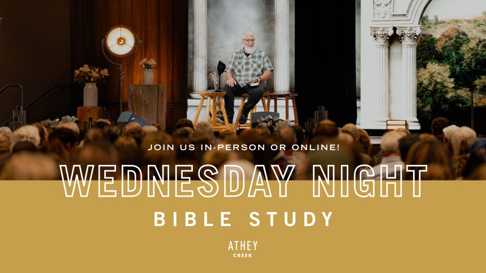 Poster forWednesday Night Bible Study