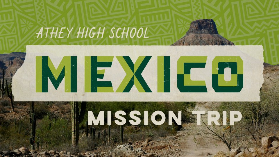 Poster forMexico Missions Trip