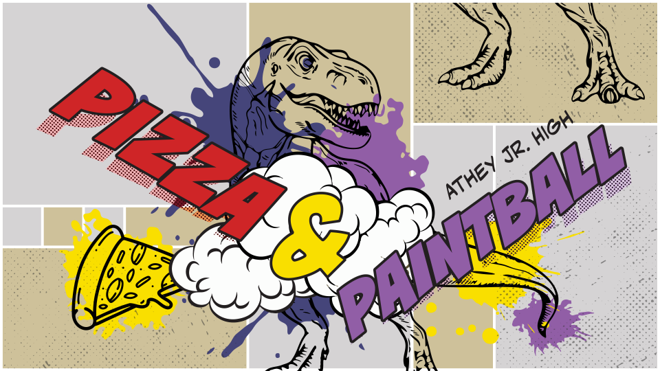 Poster forPizza & Paintball