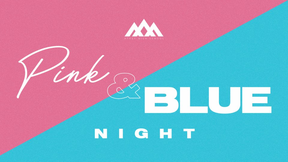 Poster forHS Themed Nights: Pink and Blue Night