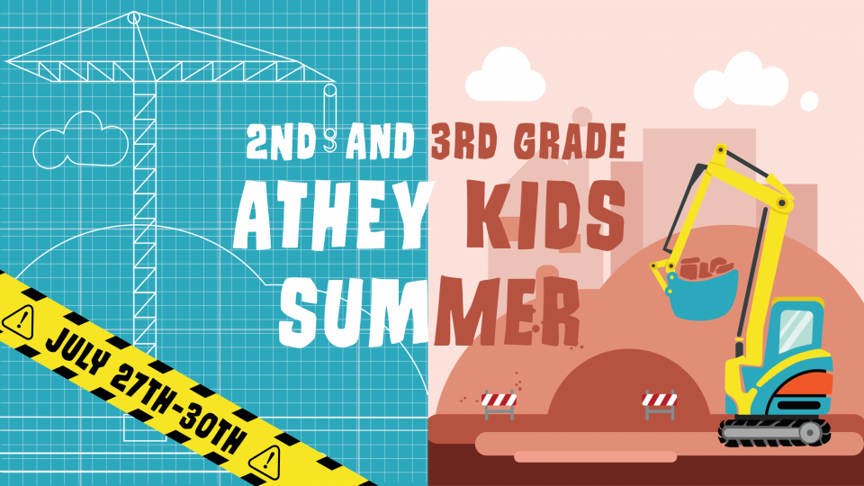 Poster forAthey Kids Summer 2nd and 3rd grade